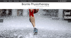 Desktop Screenshot of brontephysio.com